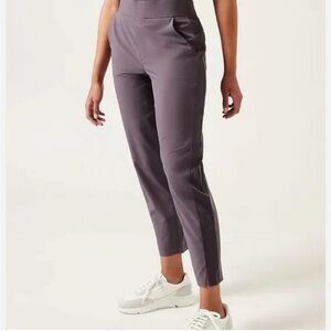 ATHLETA Brooklyn Midrise Ankle Pant Women’s Size 0 Purple